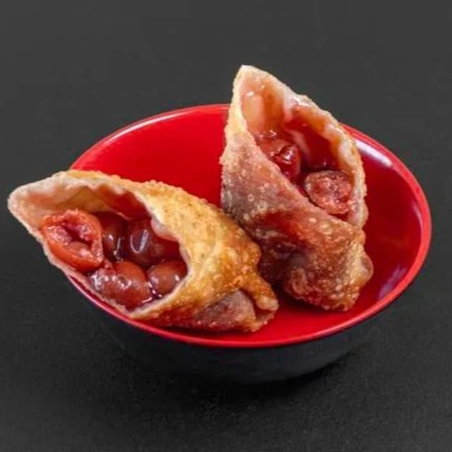 Cherry Filled Egg Rolls.